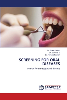 Paperback Screening for Oral Diseases Book