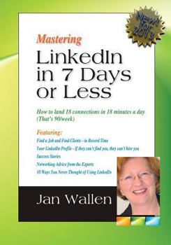 Paperback Mastering Linkedin In 7 Days Or Less Book