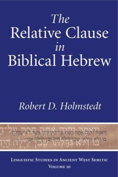 Hardcover The Relative Clause in Biblical Hebrew Book