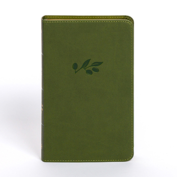 Imitation Leather NASB Personal Size Bible, Olive Leathertouch Book