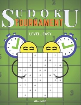 Paperback Sudoku Tournament: 20 Pairs of Puzzles / LEVEL EASY Book