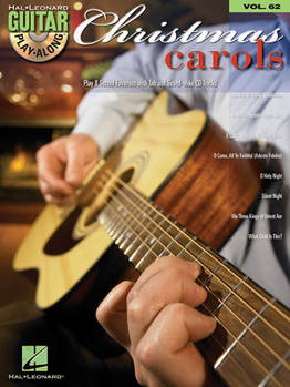 Paperback Christmas Carols: Guitar Play-Along Volume 62 [With CD] Book