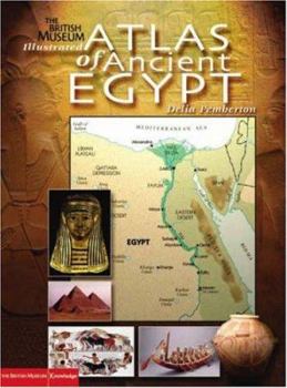 Hardcover Illustrated Atlas of Ancient Egypt. Delia Pemberton Book