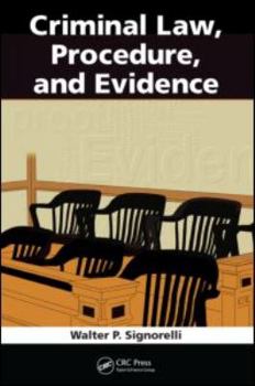 Paperback Criminal Law, Procedure, and Evidence Book