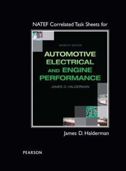 Paperback Natef Correlated Task Sheets for Automotive Electrical and Engine Performance Book