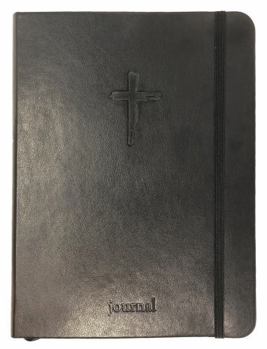 Leather Bound Cross Journal Book