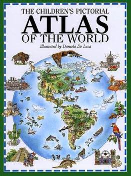 Hardcover Children's Pictorial Atlas of the World Book