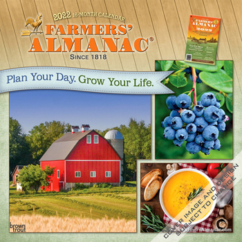 Calendar Farmers' Almanac 2022 Square Book