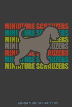 Miniature Schauzers: 100 leere linierte College Seiten ca. A5 (6"x9" niches) für Hundefreunde, Hundemütter und Hundeväter, Jungen, Mädchen, Kinder und Schülerinnen (German Edition)