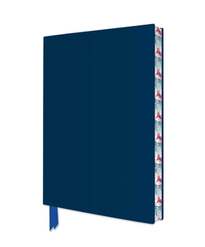 Leather Bound Metallic Blue Artisan Notebook (Flame Tree Journals) Book