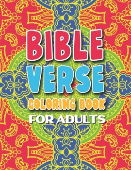 Paperback Bible Verse Coloring Book for Adults: Inspirational Colouring Book with Bible Verses for Faith and Healing Gift [Large Print] Book