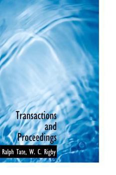 Hardcover Transactions and Proceedings Book