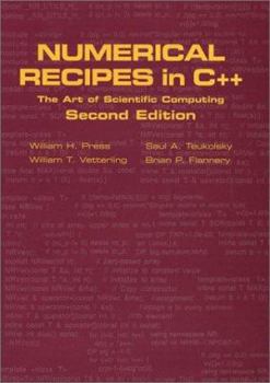 Hardcover Numerical Recipes in C++: The Art of Scientific Computing Book