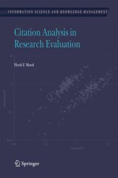Hardcover Citation Analysis in Research Evaluation Book