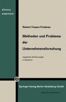 Paperback Methoden Und Probleme Der Unternehmensforschung: Operations Research [German] Book
