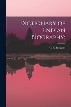 Paperback Dictionary of Lndian Biography; Book
