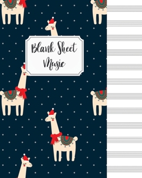 Blank Sheet Music Composition Manuscript Staff Paper Art Music Christmas Notebook Birthday Gift: Sheet Music Notebook / Journal Gift, 100 Pages, 8x10, Soft Cover, Matte Finish