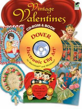 Paperback Vintage Valentines [With CDROM] Book
