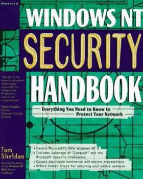 Paperback Windows NT Security Handbook Book