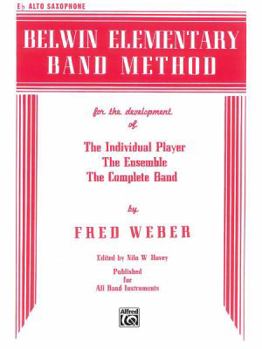 Paperback Belwin Elementary Band Method: E-flat Alto Saxophone Book