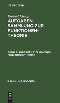 Hardcover Aufgaben Zur Höheren Funktionentheorie [German] Book