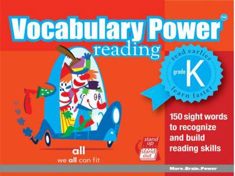 Spiral-bound Vocabulary Power Reading, Grade K: 150 Sight Words to Recognize and Build Reading Skills Book