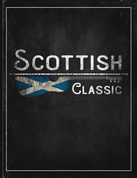 Paperback Scottish Classic: Scotland Flag Guitar Journal Heritage Gift Idea for Daguhter, Mom, Coworker Planner Daily Weekly Monthly Undated Calen Book