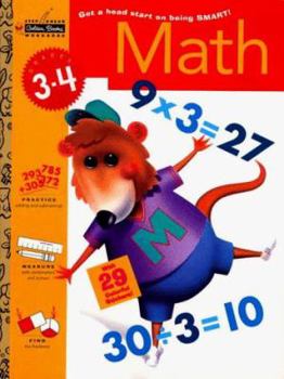 Paperback Math (Grades 3 - 4) Book