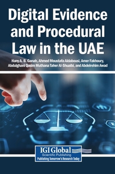 Hardcover Digital Evidence and Procedural Law in the UAE Book