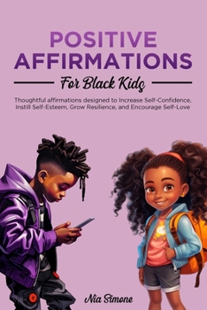 Paperback Positive Affirmations for Black Kids Book