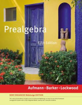Paperback Prealgebra, Enhanced Edition (with Webassign Printed Access Card, Single-Term) [With Access Code] Book