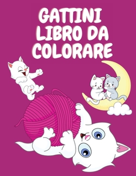 Paperback Gattini libro da colorare [Italian] [Large Print] Book