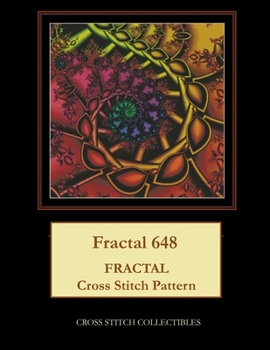 Paperback Fractal 648: Fractal Cross Stitch Pattern [Large Print] Book