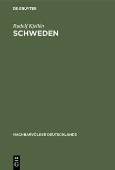 Hardcover Schweden: Eine Politische Monographie [German] Book