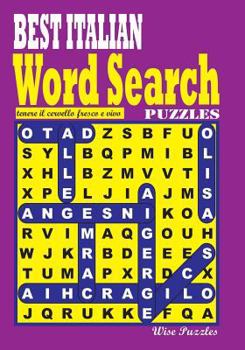 Paperback BEST ITALIAN Word Search Puzzles [Italian] Book