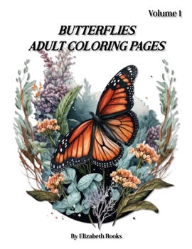 Paperback Butterflies: Adult Coloring Book