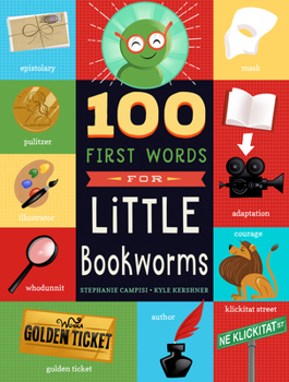 Board book 100 First Words for Little Bookworms Book