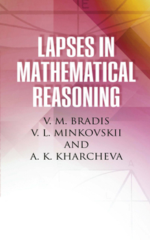 Paperback Lapses in Mathematical Reasoning Book