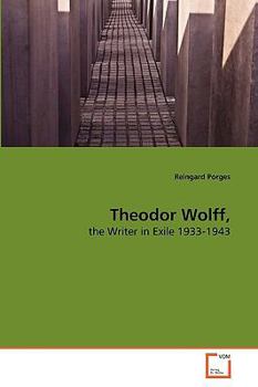 Paperback Theodor Wolff, Book