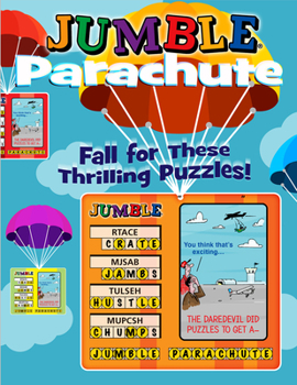 Paperback Jumble(r) Parachute: Fall for These Thrilling Puzzles! Book