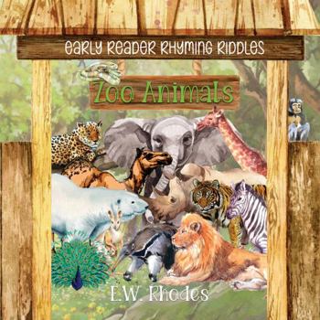 Paperback Early Reader Rhyming Riddles: Zoo Animals Book