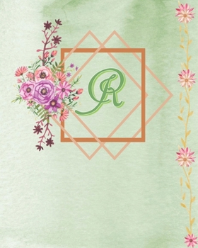 R: R: 2020 Dated (Jan-Dec) Vintage Initial Monogram Flower Letter R Planner Day To Day weekly Monthly Agenda Schedule Organizer Logbook and Journal ... Quote for Adult Girls and Women Entrepreneur