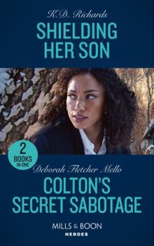 Paperback Shielding Her Son / Colton's Secret Sabotage Book