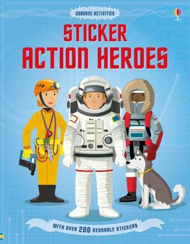 Action Heroes - Book  of the Usborne Sticker Dressing