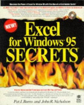 Paperback Excel for Windows 95 Secrets with CD-ROM Book