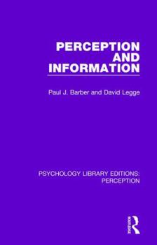 Hardcover Perception and Information Book