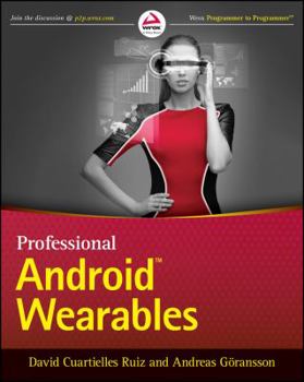 Paperback Professional Android Wearables Book