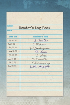 Reader's Log Book : A Book Lover's Journal, Library Card Design
