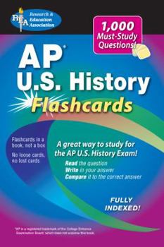 Paperback AP(R) U.S. History Flashcard Book