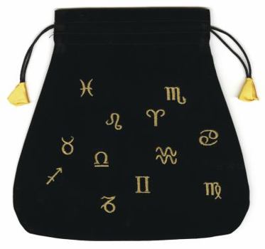 Misc. Supplies Astrological Velvet Tarot Bag Book